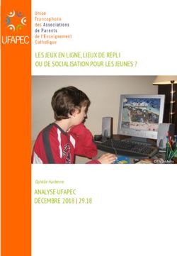 LES JEUX EN LIGNE, LIEUX DE REPLI OU DE SOCIALISATION POUR LES JEUNES ? - ANALYSE UFAPEC DÉCEMBRE 2018 | 29.18 Ophélie Hardenne