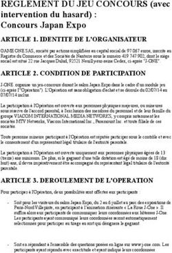 REGLEMENT DU JEU CONCOURS (avec intervention du hasard) : Concours Japan Expo