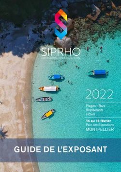 GUIDE DE L'EXPOSANT - H&Ocirc;TE LLE ESTAU RATION - Siprho