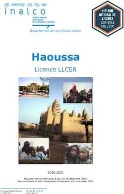 Haoussa Licence LLCER - Inalco