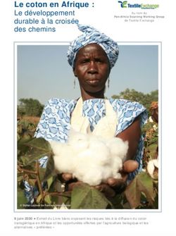 Le coton en Afrique : Le d&eacute;veloppement durable &agrave; la crois&eacute;e des chemins - Le d&eacute;veloppement durable &agrave; la crois&eacute;e ...