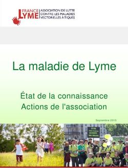 La maladie de Lyme État de la connaissance Actions de l'association - Association France Lyme