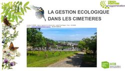 LA GESTION ECOLOGIQUE DANS LES CIMETIERES - Cerema