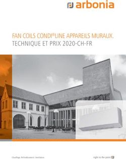 FAN COILS CONDILINE APPAREILS MURAUX. TECHNIQUE ET PRIX 2020-CH-FR - right to the point - Arbonia