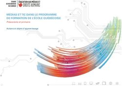 MÉDIAS ET TIC DANS LE PROGRAMME DE FORMATION DE L'ÉCOLE QUÉBÉCOISE - Préscolaire et primaire - Chaire de recherche du ...