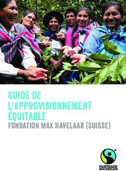 Guide de l'approvisionnement &eacute;quitable - Fondation Max Havelaar (Suisse) - Max ...