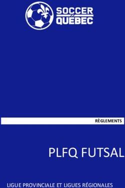 PLFQ FUTSAL LIGUE PROVINCIALE ET LIGUES RÉGIONALES - Soccer Québec