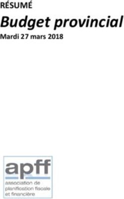 Budget provincial RÉSUMÉ - Mardi 27 mars 2018 - Boulais CPA Inc.