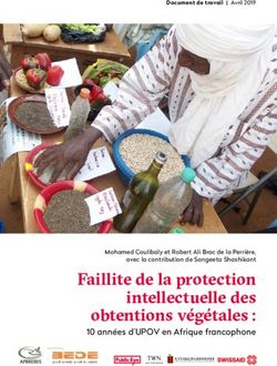 Faillite de la protection intellectuelle des obtentions végétales : 10 années d'UPOV en Afrique francophone