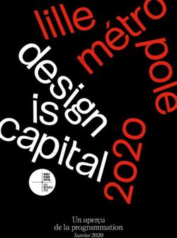 Un aperçu de la programmation - Janvier 2020