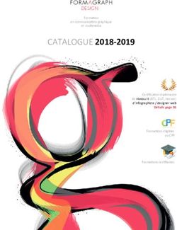 CATALOGUE 2018-2019 DESIGN - Formation en communication graphique et multimédia Certification diplômante de niveau III (BTS, DUT, licence) ...