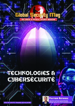 CYBERS&Eacute;CURIT&Eacute; TECHNOLOGIES & - POLITIQUE NATIONALE - Global Security Mag