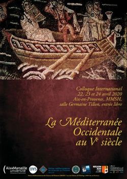 La M&eacute;diterran&eacute;e Occidentale - au Ve si&egrave;cle - Colloque International - Toletum
