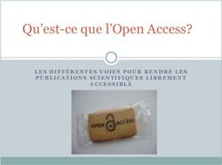 Qu'est-ce que l'Open Access? - LES DIFFÉRENTES VOIES POUR RENDRE LES PUBLICATIONS SCIENTIFIQUES LIBREMENT - Ubodoc