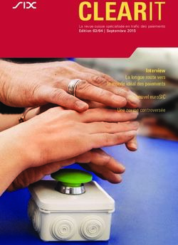 CLEARIT Interview La longue route vers le monde id&eacute;al des paiements - Le nouvel euroSIC Une norme controvers&eacute;e - SIX Group