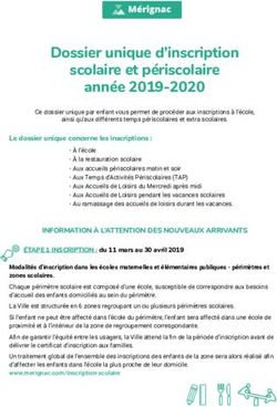 Dossier unique d'inscription scolaire et p&eacute;riscolaire ann&eacute;e 2019-2020