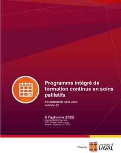 Programme int&eacute;gr&eacute; de formation continue en soins palliatifs - &Agrave; l'automne 2022 cohorte 22