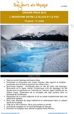 GROUPE PRIVE 2019 L'ARGENTINE ENTRE LA GLACE ET LE FEU - Saveurs du Voyage