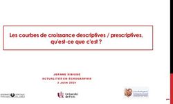 Les courbes de croissance descriptives / prescriptives, qu'est-ce que c'est ? - JEANNE SIBIUDE AC TUA LITÉS EN ÉC HOGR A PHIE 3 JUIN 2021