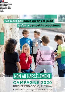 CAMPAGNE 2020 DOSSIER PÉDAGOGIQUE - Ce n'est pas parce qu'on est petit qu'on a des petits problèmes - Non au harcèlement