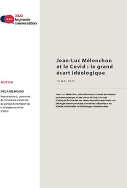 Jean-Luc M&eacute;lenchon et le Covid : le grand &eacute;cart id&eacute;ologique - Autrice M&Eacute;LANIE HEARD