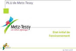PLU de Metz-Tessy - Etat initial de l'environnement - Epagny Metz-Tessy
