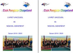 LIVRET d'ACCUEIL LIVRET d'ACCUEIL