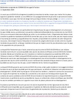 Vaincre la COVID-19 demandera une solidarité mondiale, et non un jeu de pouvoir sur les vaccins - Canadian Coalition for ...