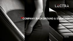 COMPANY BACKGROUND & STRATEGY