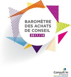 BAROMÈTRE DES ACHATS DE CONSEIL 2017/18 - Consult in France