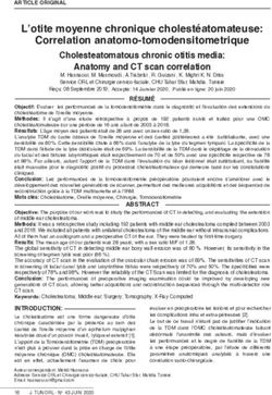 L'otite moyenne chronique cholest&eacute;atomateuse: Correlation anatomo-tomodensitometrique - Journal ...