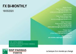 FX BI-MONTHLY 18/05/2020 - BNP Paribas Fortis