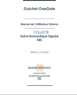 Guichet OneGate SBS COLLECTE - ACPR