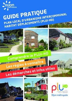 Comprendre le PLUi-HD Les r&egrave;gles &agrave; conna&icirc;tre Les d&eacute;marches et infos utiles - Dijon M&eacute;tropole