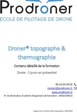 Droner topographe & thermographie - Contenu d&eacute;taill&eacute; de la formation Dur&eacute;e : 3 jours en pr&eacute;sentiel - Prodroner
