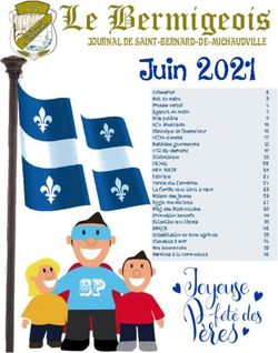 Le Bermigeois JOURNAL DE SAINT-BERNARD-DE-MICHAUDVILLE