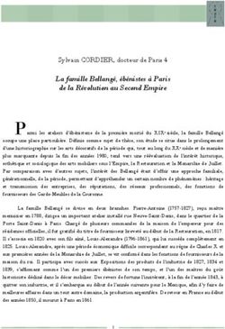 Sylvain CORDIER, docteur de Paris 4 La famille Bellangé, ébénistes à Paris de la Révolution au Second Empire
