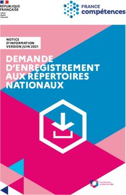 DEMANDE D'ENREGISTREMENT AUX RÉPERTOIRES NATIONAUX - NOTICE D'INFORMATION VERSION JUIN 2021