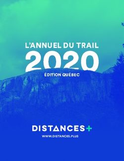 ÉDITION QUÉBEC - WWW.DISTANCES.PLUS - Distances+