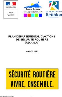 PLAN DEPARTEMENTAL D'ACTIONS DE SECURITE ROUTIERE (P.D.A.S.R.) - ANNEE 2020