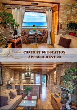 CONTRAT DE LOCATION APPARTEMENT 29 - LOCATION BANYULS