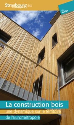 La construction bois une dynamique sur le territoire de l'Eurométropole Strasbourg.eu