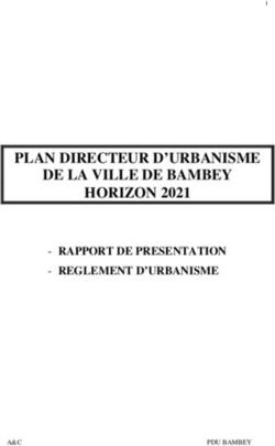PLAN DIRECTEUR D'URBANISME DE LA VILLE DE BAMBEY HORIZON 2021 - RAPPORT DE PRESENTATION - REGLEMENT D'URBANISME