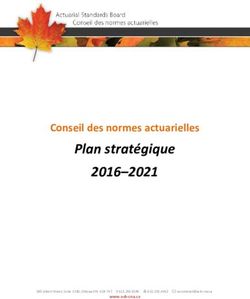 Plan stratégique 2016-2021 - Conseil des normes actuarielles - www.asb-cna.ca