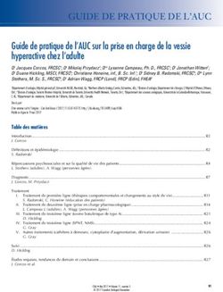 GUIDE DE PRATIQUE DE L'AUC