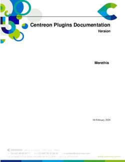 Centreon Plugins Documentation - Version Merethis