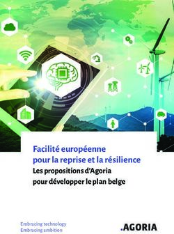 Facilité européenne pour la reprise et la résilience - Les propositions d'Agoria pour développer le plan belge