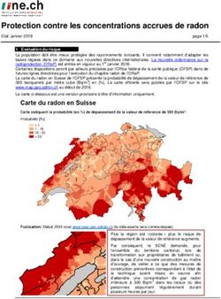 Protection contre les concentrations accrues de radon - NE.ch