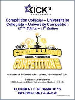 Compétition Collégial - Universitaire Collegiate - University Competition