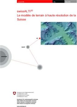 SwissALTI3D Le modèle de terrain à haute résolution de la Suisse - Admin.ch